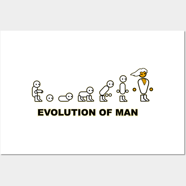 Evolution of Man Wall Art by nikovega21